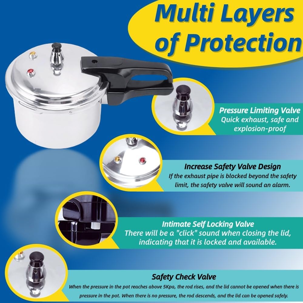 3L Stainless Steel Pressure Cooker O4856