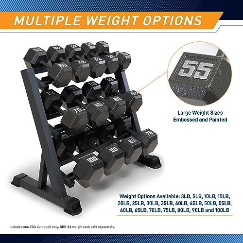 Cast Iron Hex Dumbbells T818