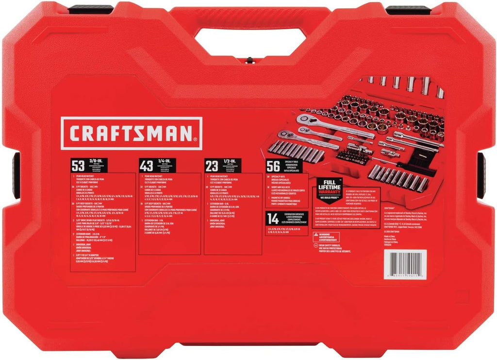 189-Piece SAE Metric Mechanics Tool Set G169