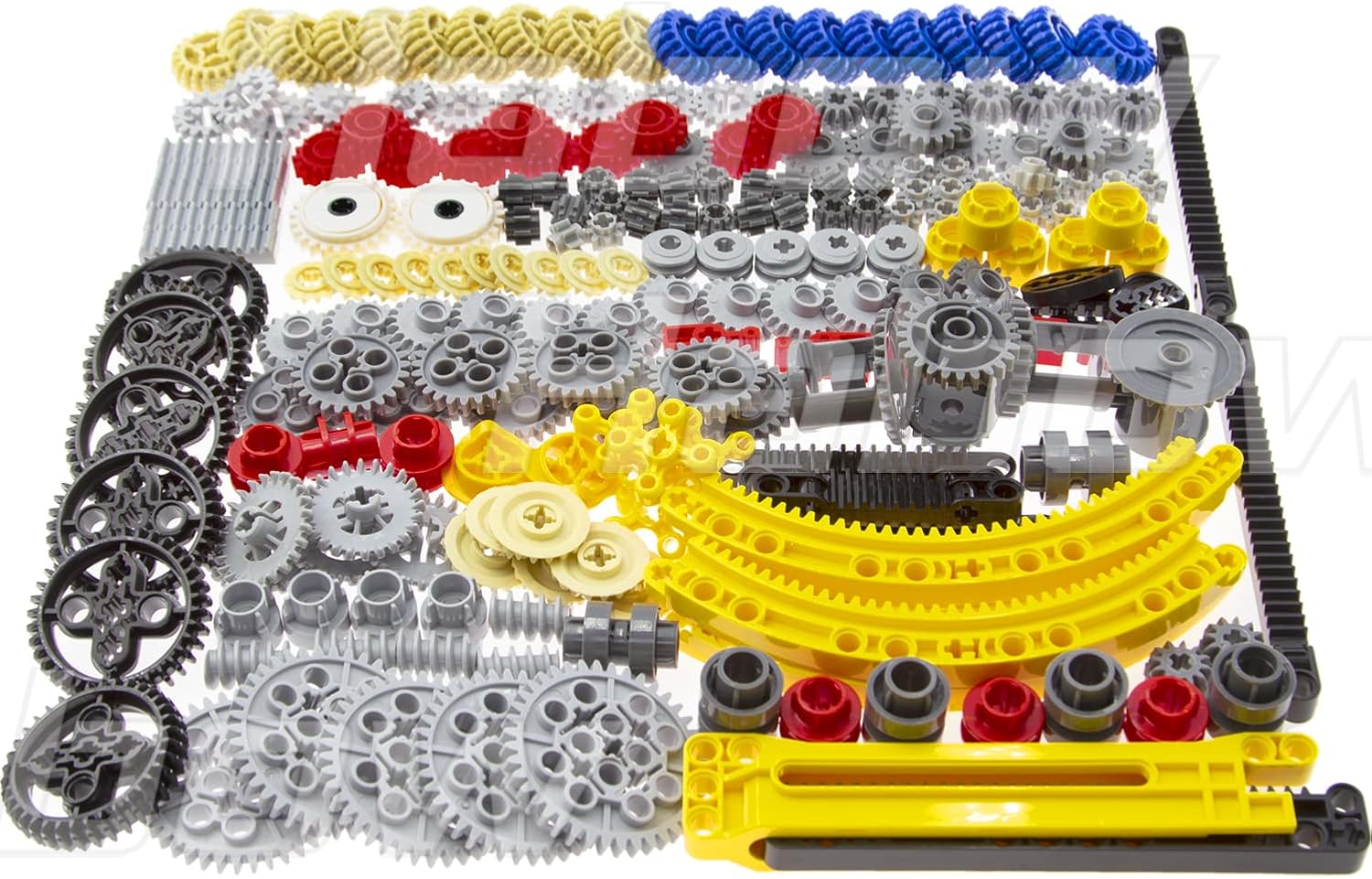 233pcs Technic Gears Axle Pin Connector Cam Worm Cogs Steering Parts Differential Engine Kit G463804