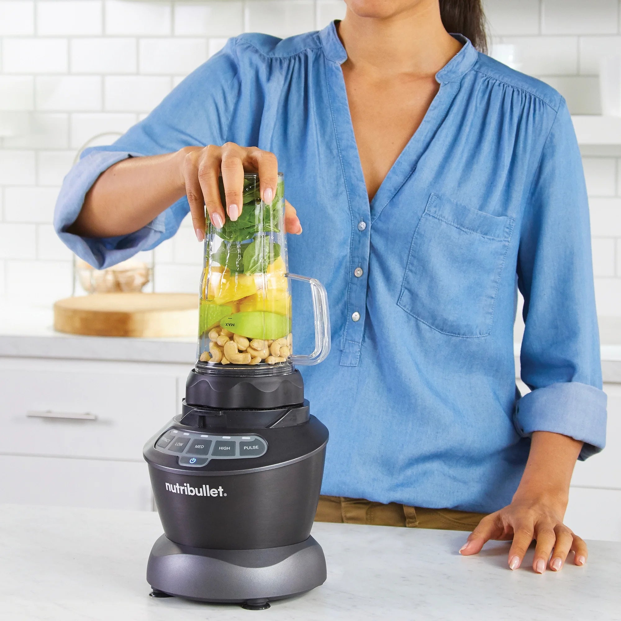Dark Gray 64 oz. Full-Size Blender Combo S39750