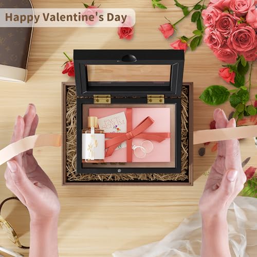 Black 11x11 Shadow Box Frame with Glass Door N58045