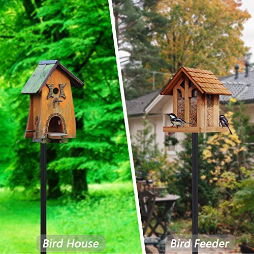 79 Inch Heavy Duty Bird Feeder Pole Kit with 5 Base Prongs W529