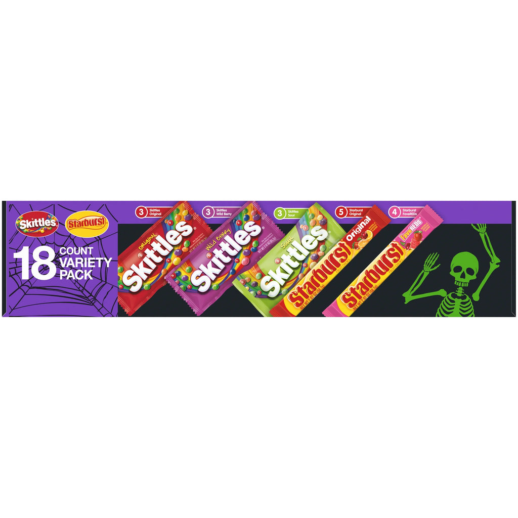 18 Count Mixed Chewy Candy Variety Pack O967307