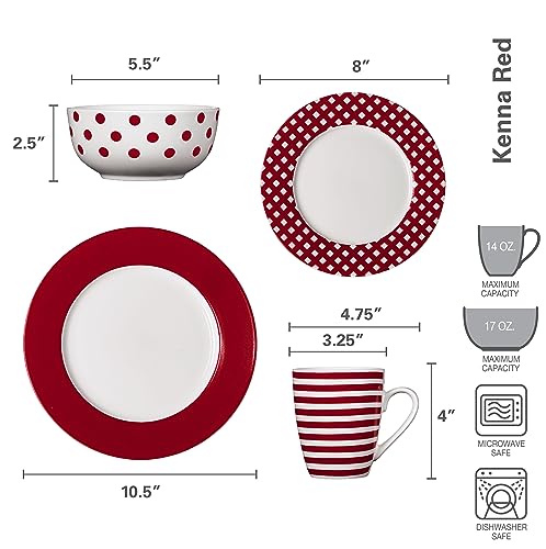 16-Piece Porcelain Dinnerware Set V45877