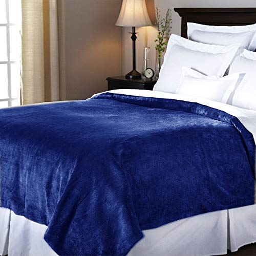 Queen Size Velvet Plush Heated Blanket with 2 Digital Controllers T39296