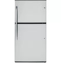 33 Inch Freestanding Top Freezer Refrigerator Stainless Steel N4900