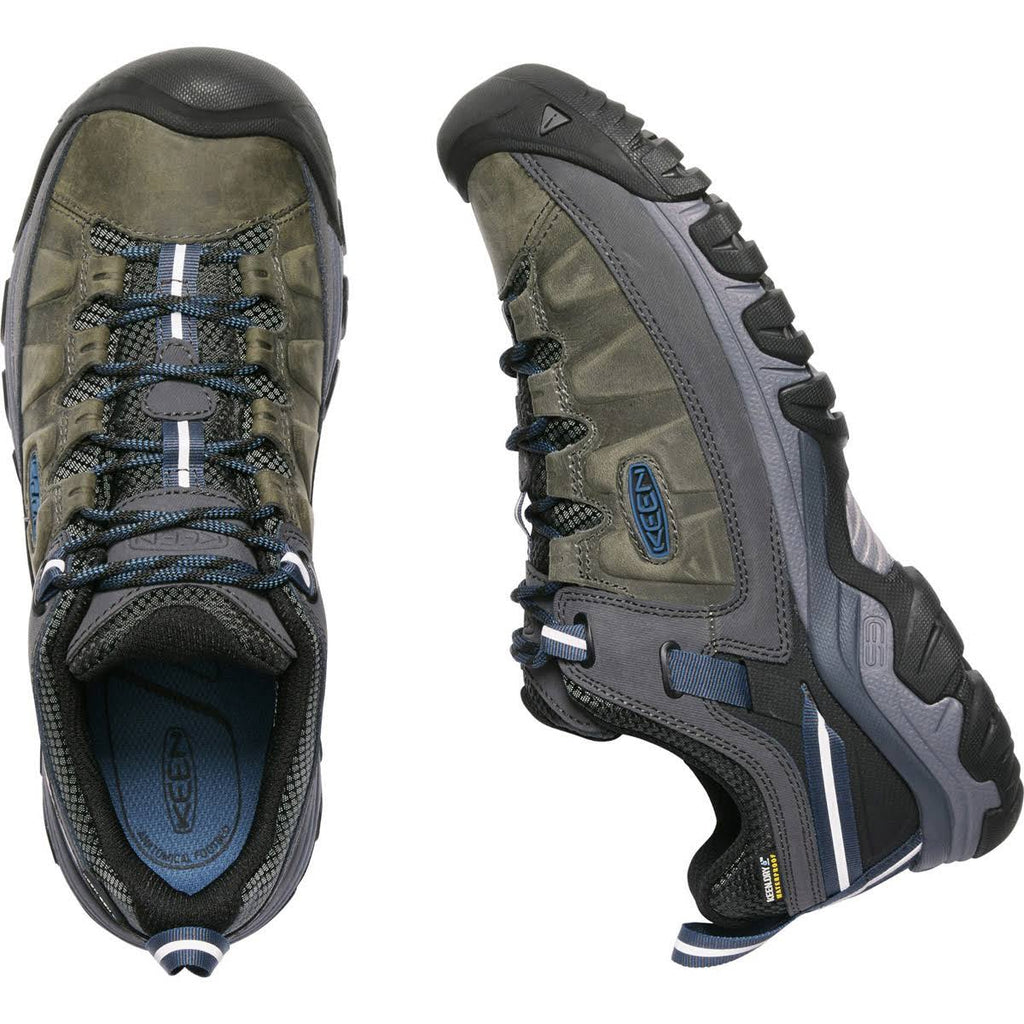 Steel Grey Captains Blue Waterproof Hiking Shoes G660
