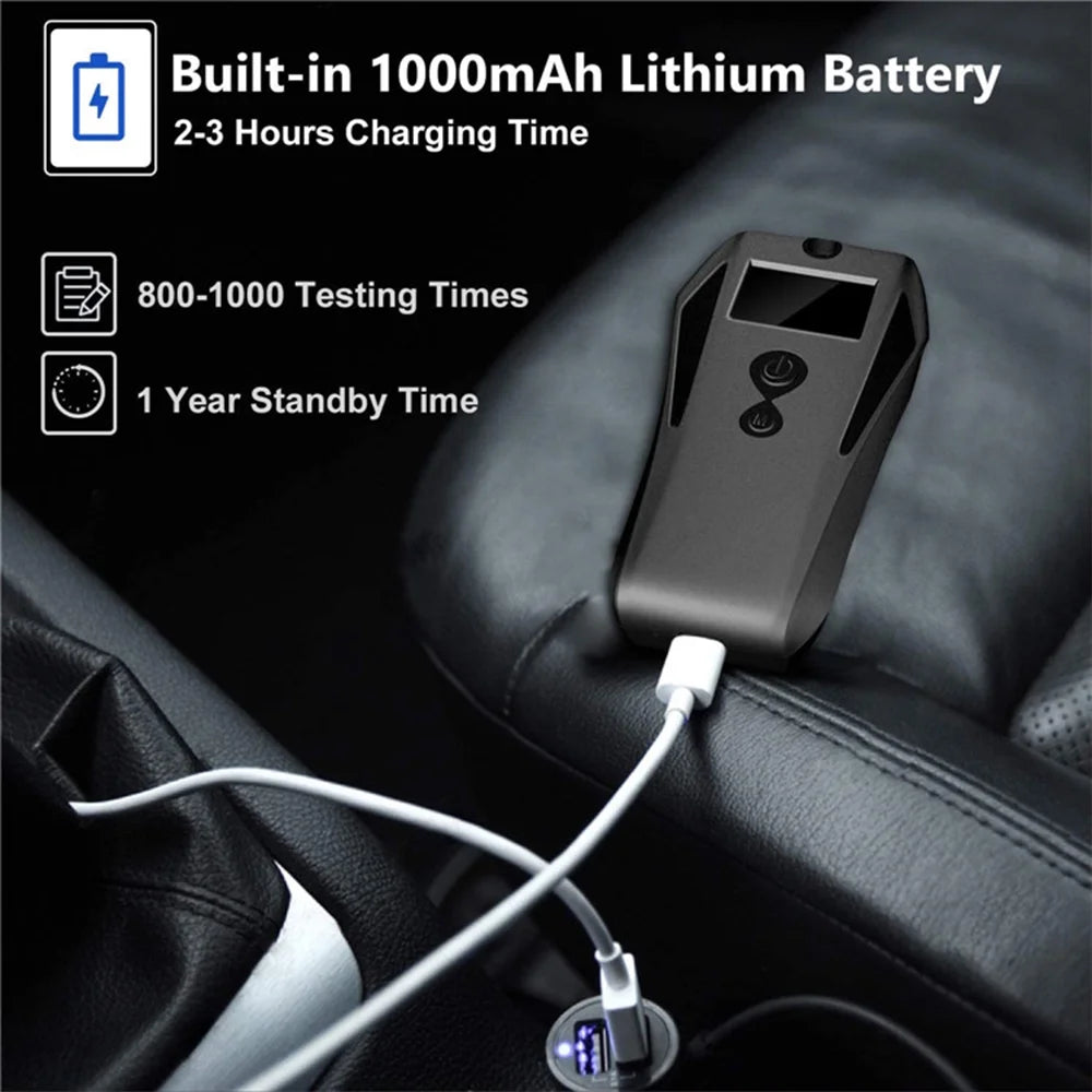 Portable Breath Alcohol Tester with 10 Mouthpieces K10441