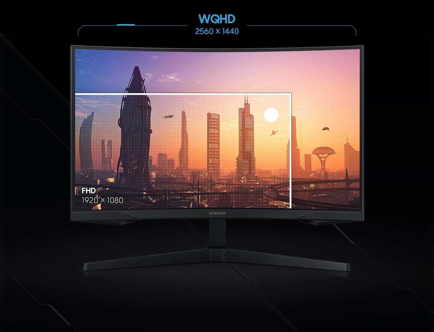 32” WQHD 144Hz Curved Gaming Monitor B5967
