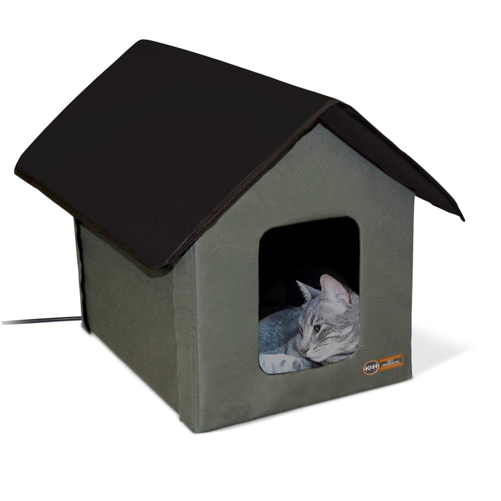 Outdoor Heated Kitty House Cat Shelter A6337