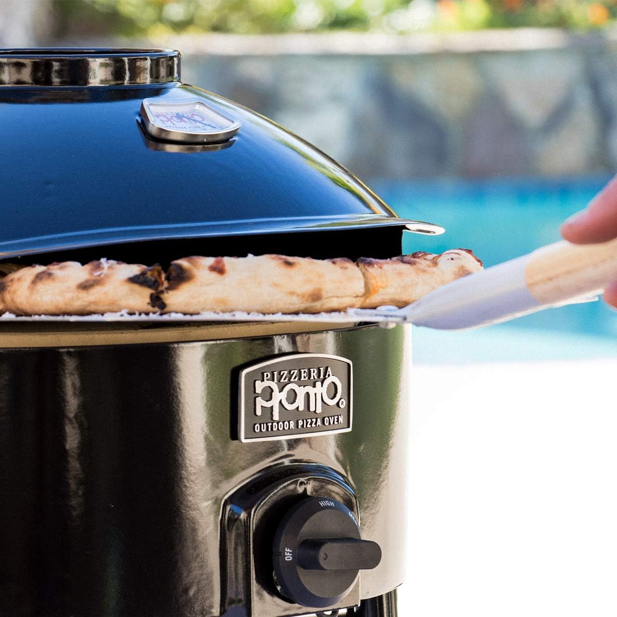 Black Outdoor Pizza Oven W44334