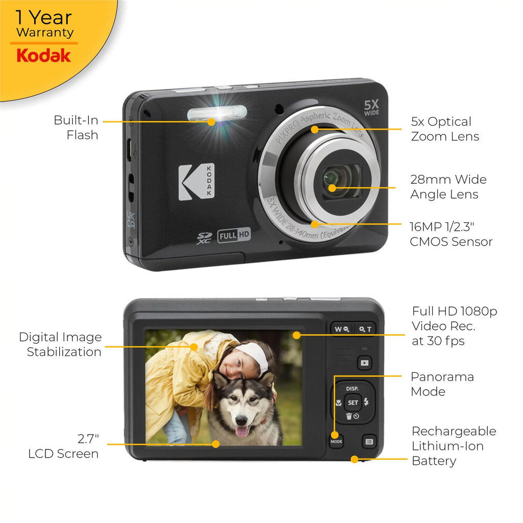 Black Digital Camera P20658