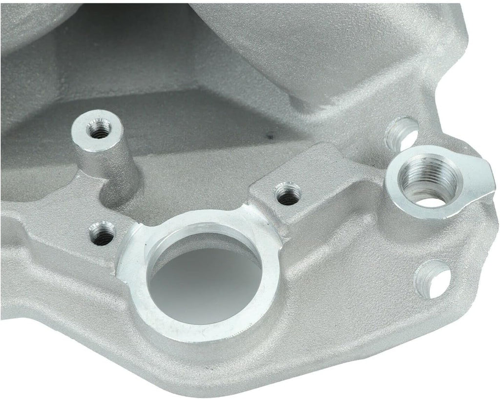 Satin Aluminum Dual Plane Intake for SBC 350 400 T2695