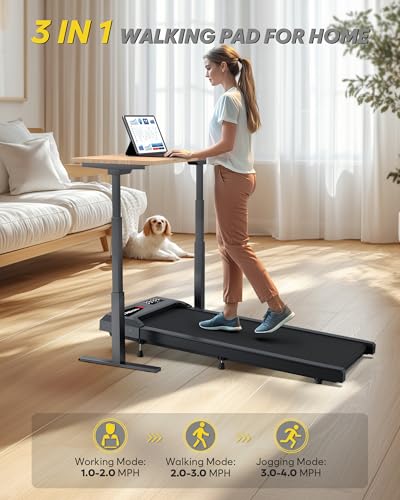Under Desk Treadmill with Incline 300lb Capacity O779