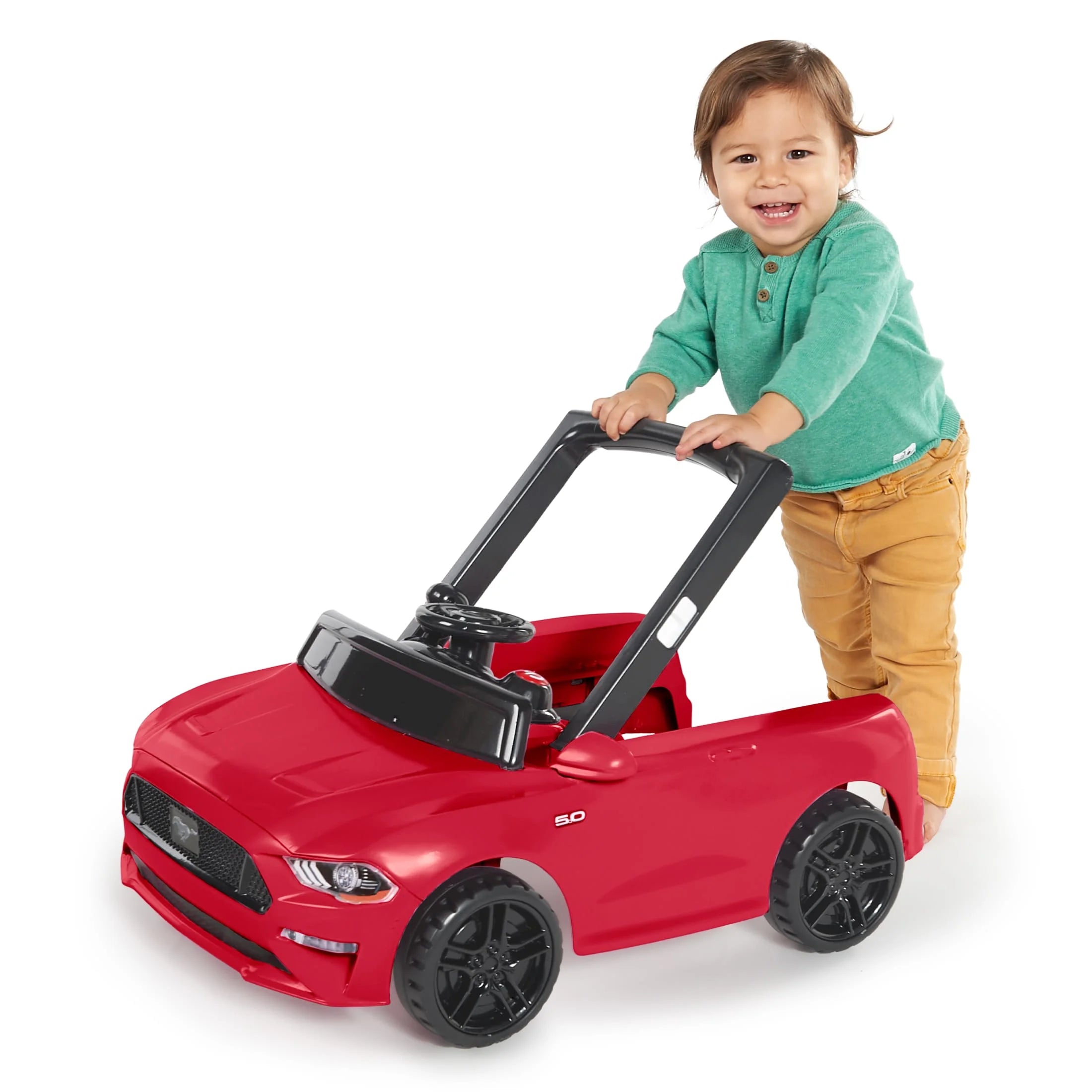 4-in-1 Adjustable Baby Walker with Removable Steering Wheel N318494