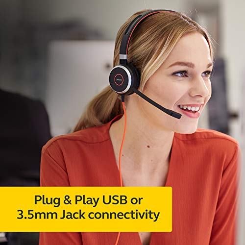 Wired Headset, Mono, 3.5mm Jack/USB Connection C993020