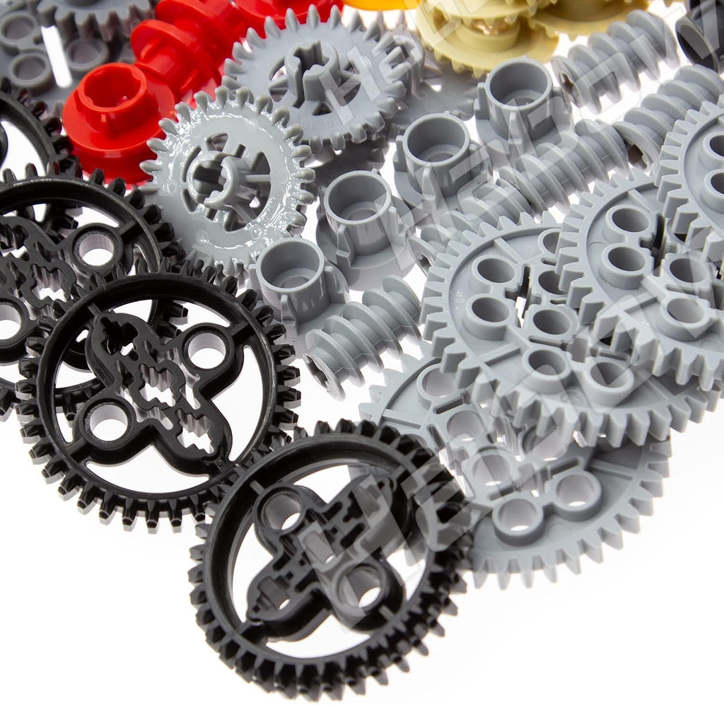233pcs Technic Gears Axle Pin Connector Cam Worm Cogs Steering Parts Differential Engine Kit G463804