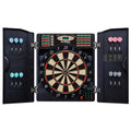 LED Electronic Dartboard Cabinet Set W32409