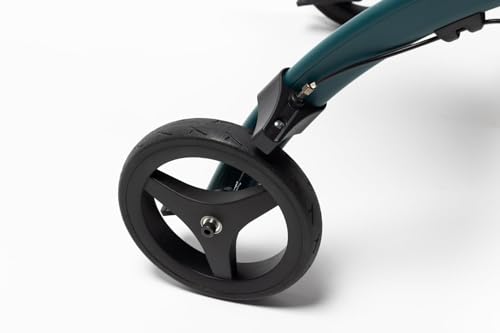 Upright Rollator Walker with seat, Lightweight Folding Walker with Large Shopping Bag R4744