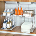 2 Tier Clear Acrylic Under Sink Organizer R4320