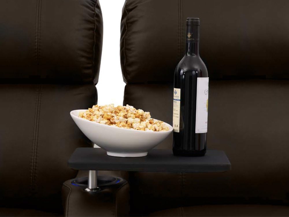 Brown Top-Grain Leather Theater Chairs with Power Recline M727