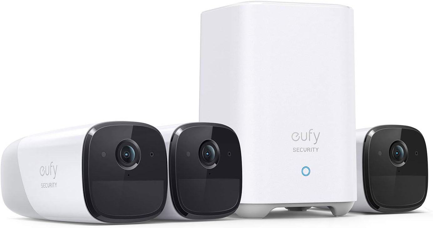 Wireless Home Security Camera System, 3-Cam Kit, 2K Resolution F261625