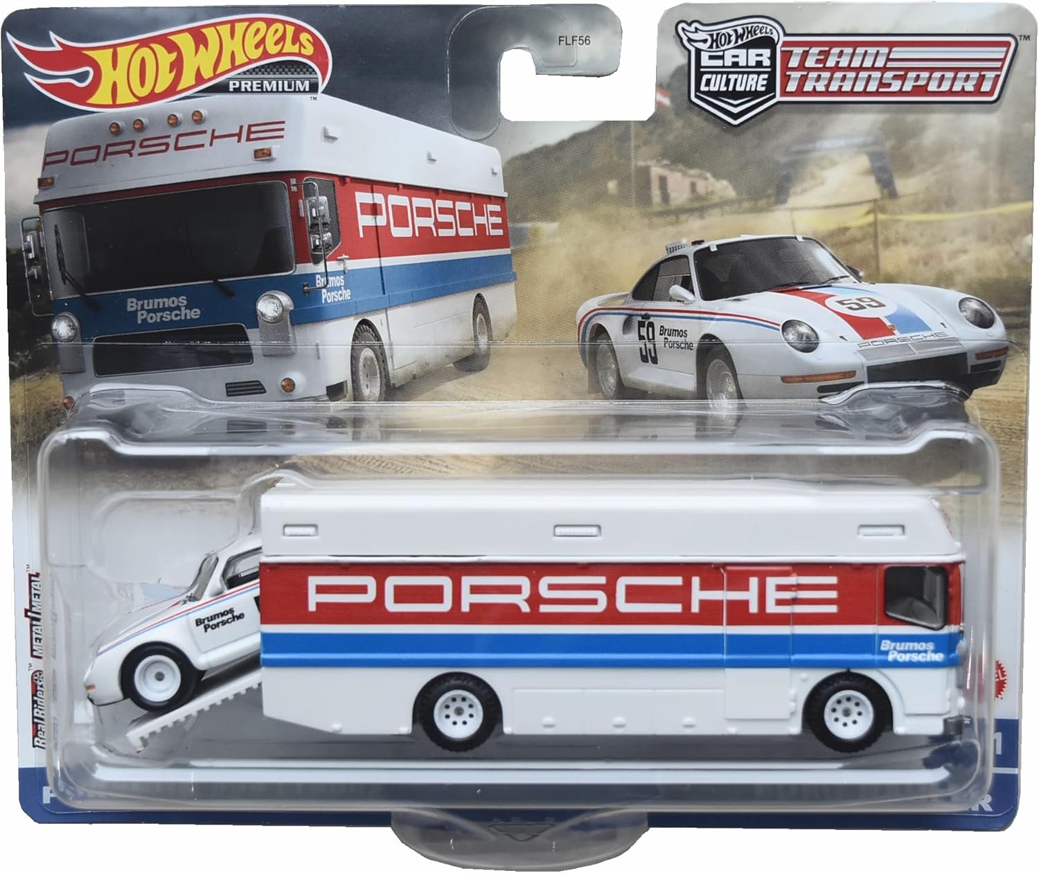 White Porsche 959 Euro Hauler Z649175