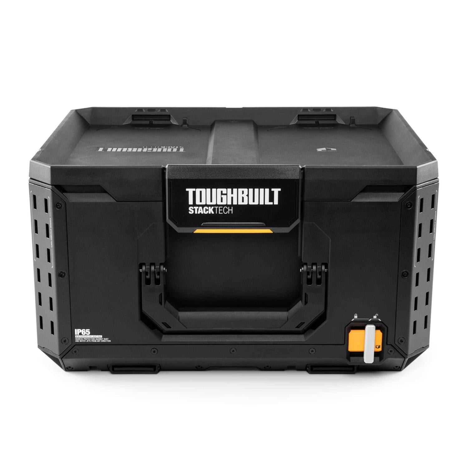 Large 21-in Black Plastic Lockable Tool Box D5055