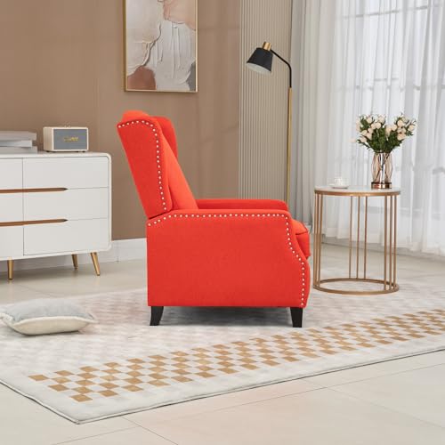 Red Adjustable Wingback Recliner Chair I512008