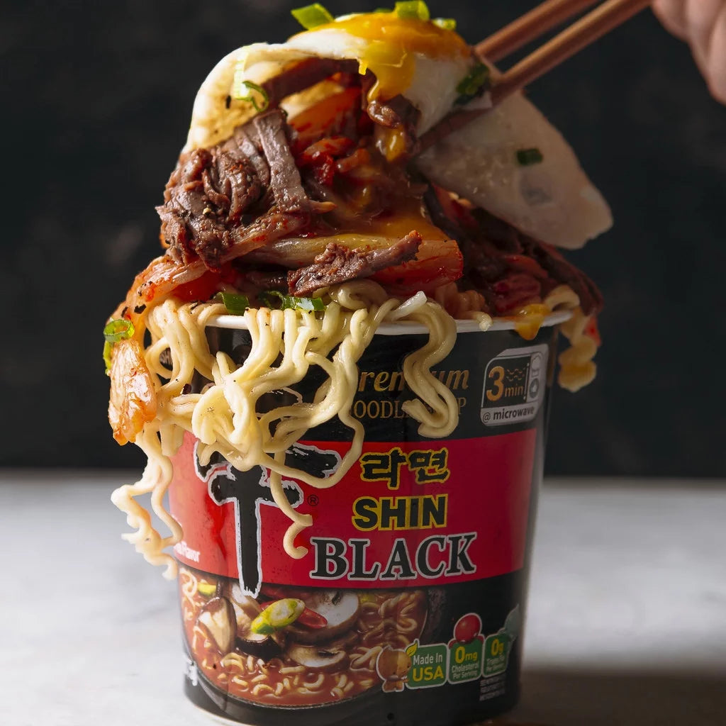 3.5oz X 6 Count Spicy Beef Bone Broth Ramen Noodle Soup Cup Z35861