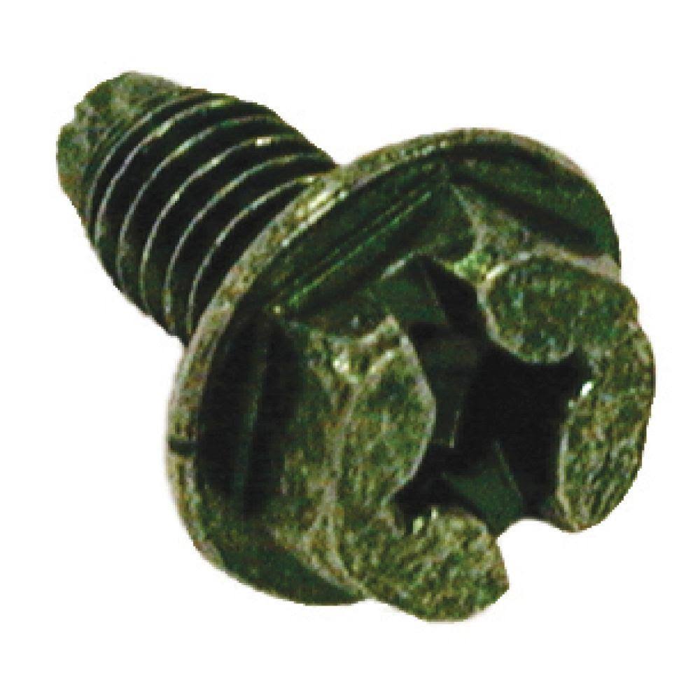 4-Way Combo Head Green Ground Screw (1000-Pack) N7423