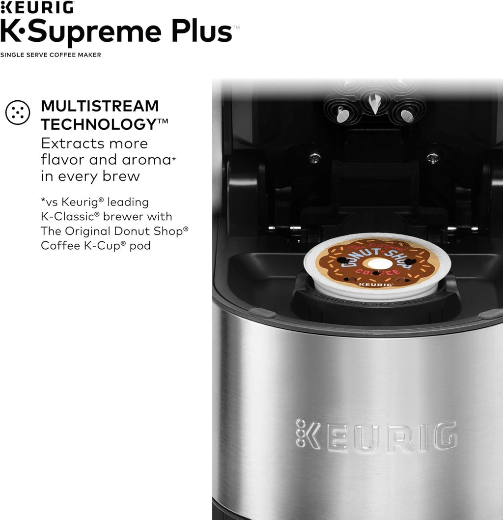 Stainless Steel Coffee Maker, 40 Count Variety Pack Coffee Pods U288