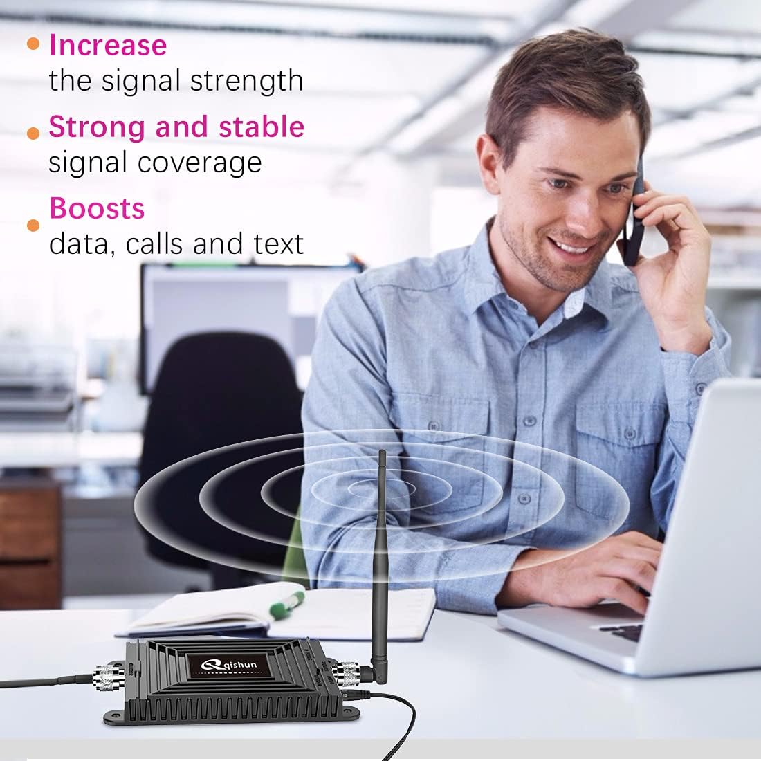 4G LTE Cell Phone Signal Booster Repeater Amplifier Y368991