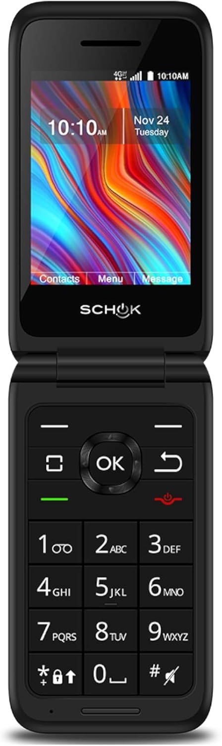 Black 4G LTE Flip Phone (8GB) X9325