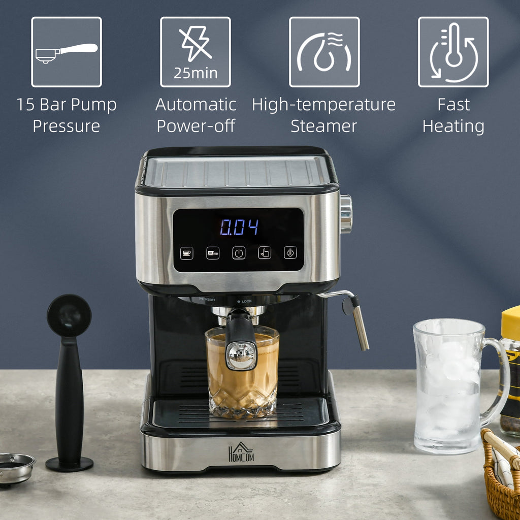 15-Bar Espresso Coffee Maker Machine E27537