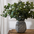 White 9.5 Inch Ceramic Vase N659097