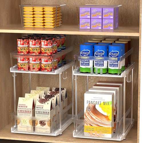 2 Tier Clear Acrylic Under Sink Organizer R4320