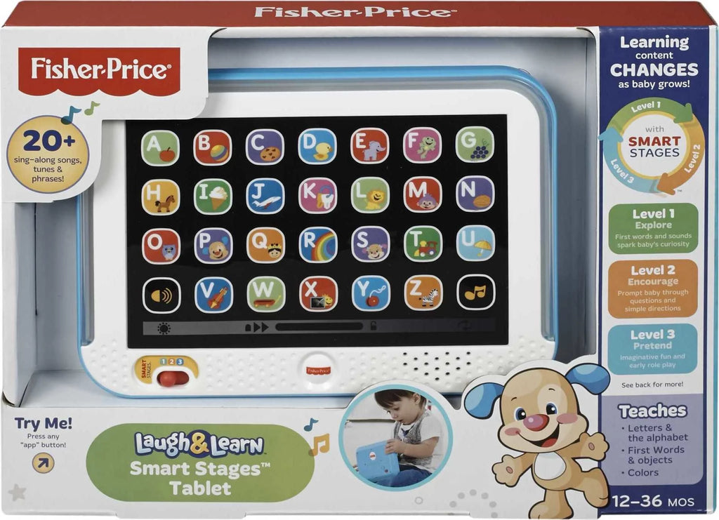 Blue Pretend Tablet Learning Toy with Lights and Music I784