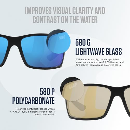 Men's Ballast Polarized Rectangular Sunglasses Y3902