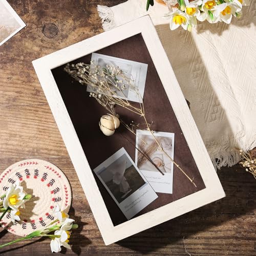 Black 11x17 Extra Deep Shadow Box Frame with Linen Back K382371