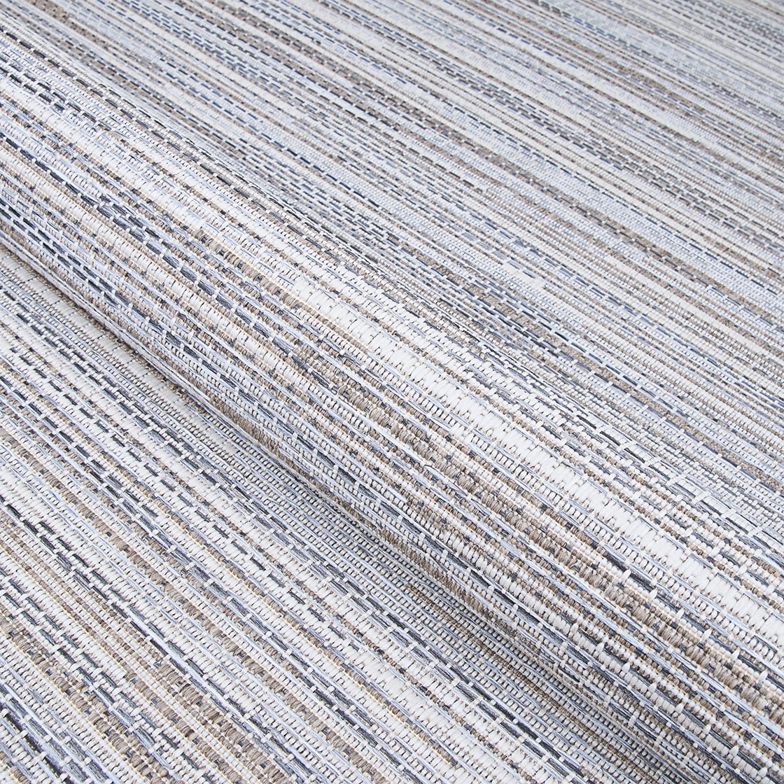 Taupe-Champagne Indoor/Outdoor Area Rug, 3'9" x 5'5" F47380