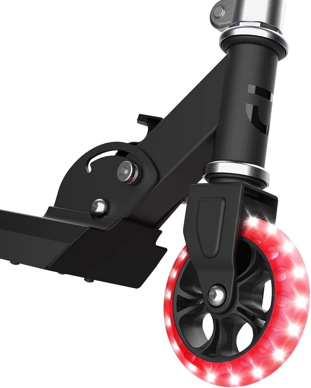 Black 2 Wheel Light-Up Scooter U17015