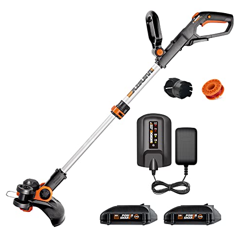 40V Cordless Leaf Blower & String Trimmer Edger Bundle with Batteries & Charger K364292