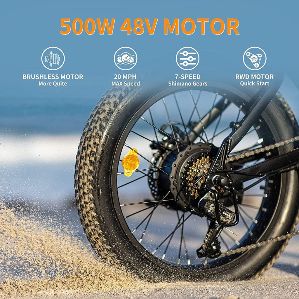 20" Fat Tire Folding Electric Bike N814