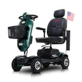4-Wheel Electric Mobility Scooter with Rotating Swivel Seat, Red D2933