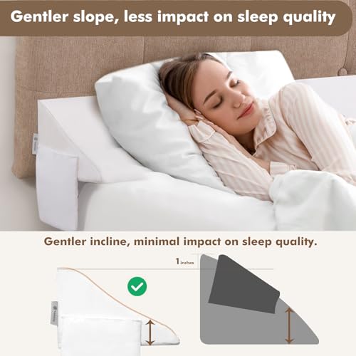Blue 76"x10"x6" King Bed Wedge Pillow N71883