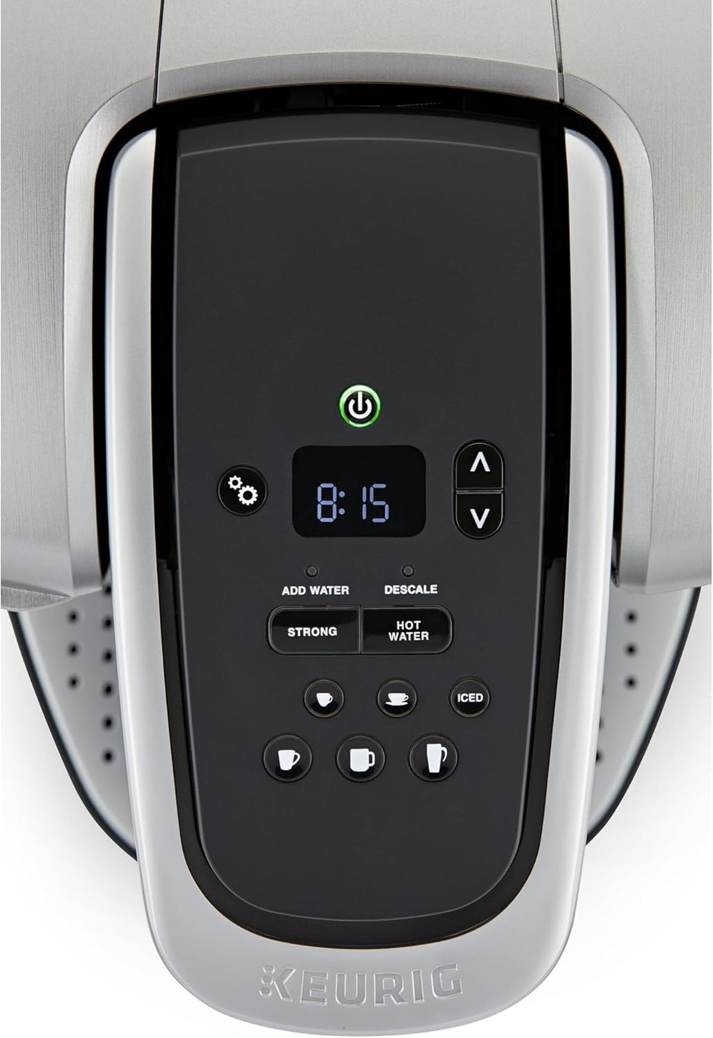 0.6 Cubic Foot 600W Microwave with 6 Power Levels Bundle with Single-Serve K-Cup Pod Coffee Maker X1081