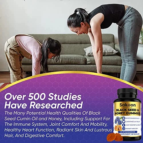 Black Seed Oil & Honey Gummies, 60 Gummies T35786