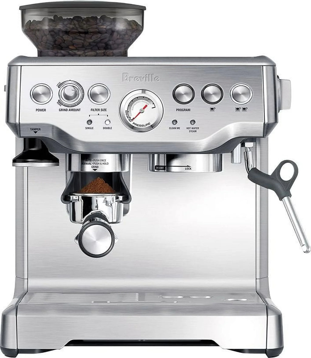 Brushed Stainless Steel Espresso Machine R3458
